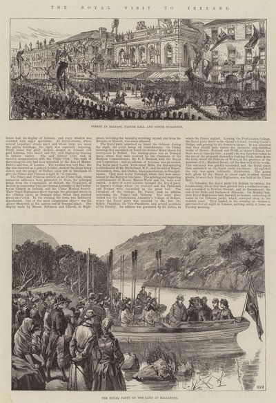 Het Koninklijk Bezoek aan Ierland door William Heysham Overend
