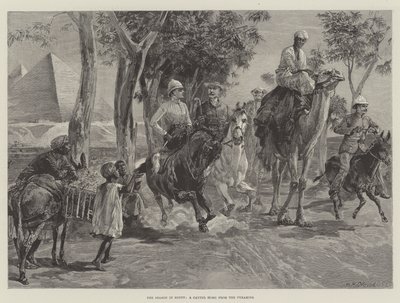 Het seizoen in Egypte, een galop terug van de piramides door William Heysham Overend