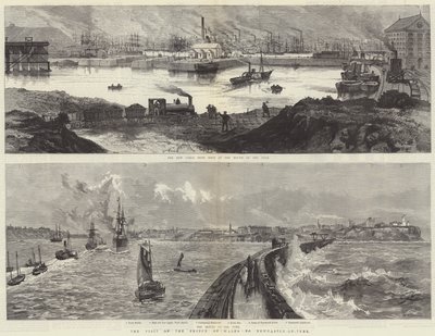 Het bezoek van de Prins van Wales aan Newcastle-on-Tyne door William Heysham Overend