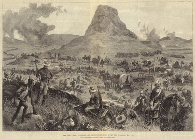 De Zoeloe-oorlog, Isandhlwana herbezocht, het ophalen van de wagens, 21 mei door William Heysham Overend