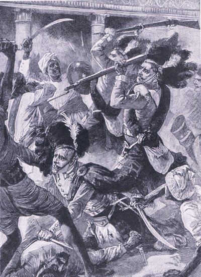 De tweede Bevrijding van Lucknow, illustratie uit 
