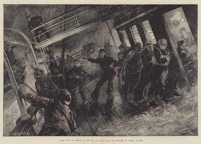 Zij die afvaren naar de zee in schepen, die zaken doen in grote wateren door William Heysham Overend