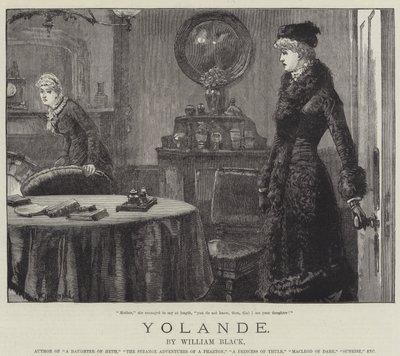 Yolande, door William Black door William Heysham Overend