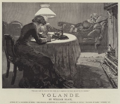 Yolande, door William Black door William Heysham Overend