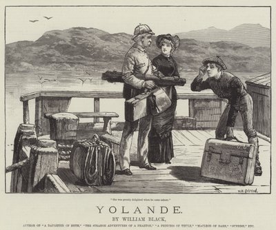 Yolande, door William Black door William Heysham Overend