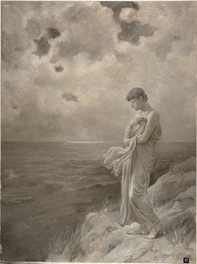 Sonnet: "Wanneer ik vrees dat ik zal ophouden te bestaan", 1887 door William Hicok Low
