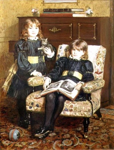 Portret van May en Violet Craik door William Hippon Gadsby