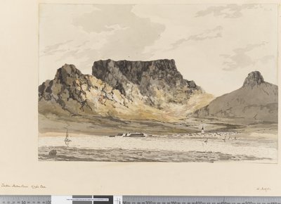Pagina 10 Tafelberg, Kaapstad door William Hodges