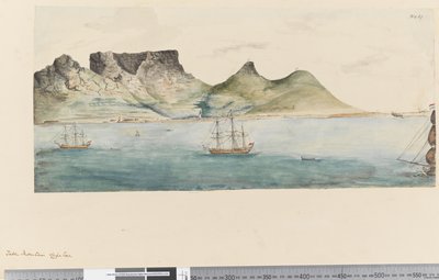 Pagina 11 Tafelberg, Kaapstad door William Hodges