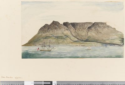 Tafelberg, Kaapstad door William Hodges