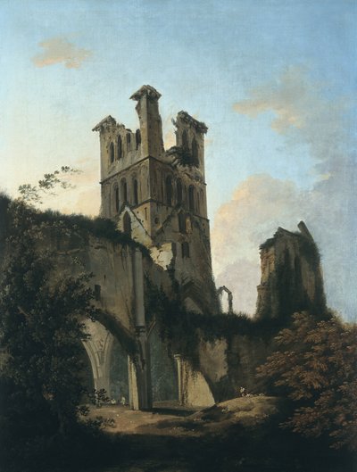 Ruïnes van Llanthony Abdij door William Hodges
