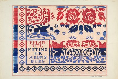 Dekbed door William Hoffman