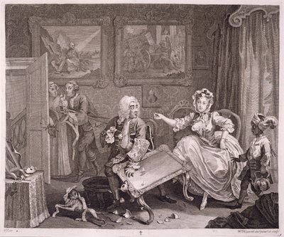Het Verloop van een Hoer, plaat II, uit 