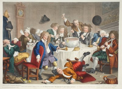 Een Moderne Middernachtelijke Conversatie, illustratie uit 