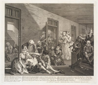 Een losbandig leven door William Hogarth