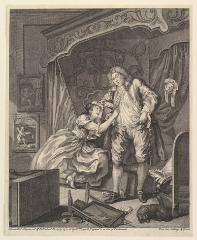 Na, 15 december 1736 door William Hogarth