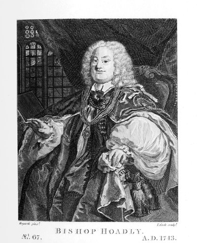 Bisschop Hoadly door William Hogarth