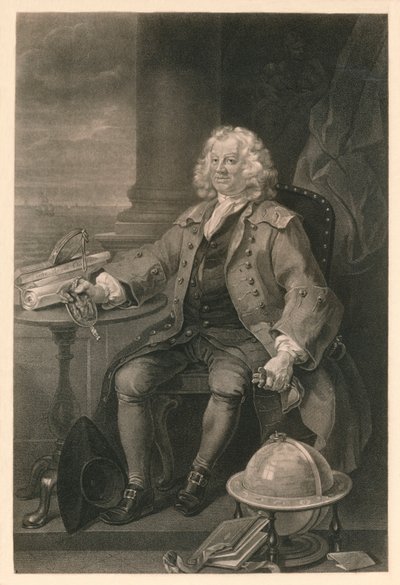 Kapitein Thomas Coram, 1740 door William Hogarth