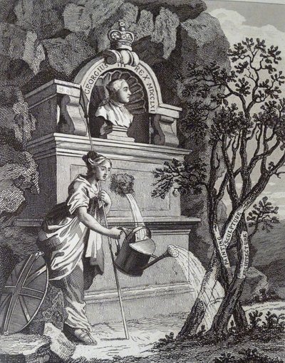 Catalogus van de tentoonstelling van kunstenaars door William Hogarth