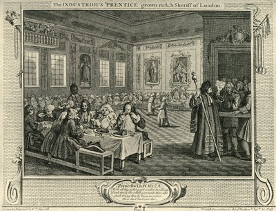 Stadsfeest door William Hogarth