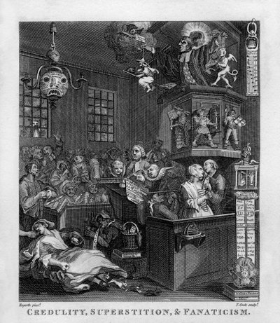 Goedgelovigheid, Bijgeloof en Fanatisme door William Hogarth door William Hogarth