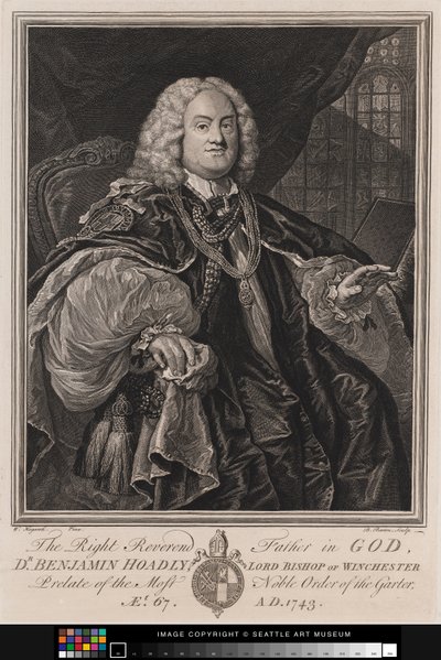 Dr. Benjamin Headly door William Hogarth