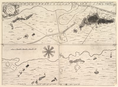 Fodina ferrea Danmorensis - Een Deense ijzermijn Aubry de La Mottrayes reizen door..., 1723-24 door William Hogarth