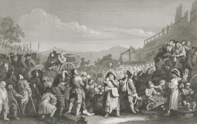 Nietsdoen op de Weg naar Executie door William Hogarth