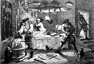 Illustratie uit het gedicht Hudibras, door Samuel Butler, 1726 door William Hogarth