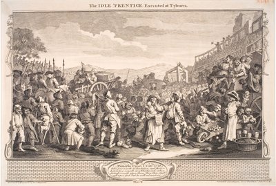 Industrie en Luiheid door William Hogarth