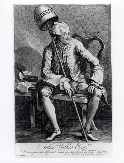 John Wilkes (1727-97) door William Hogarth