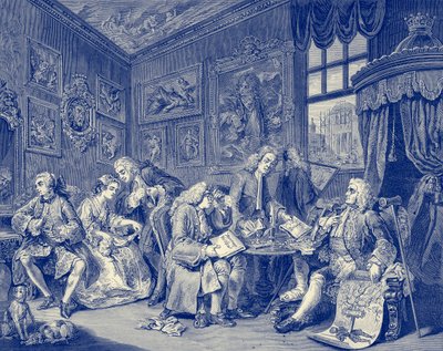 Marriage a la Mode door William Hogarth