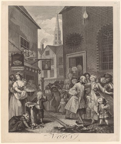 middag door William Hogarth