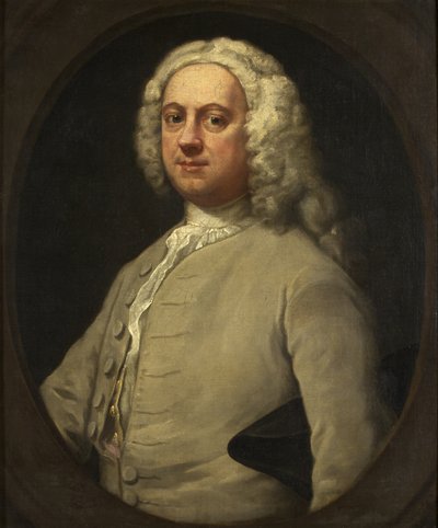 Portret van Edwin Sandys door William Hogarth