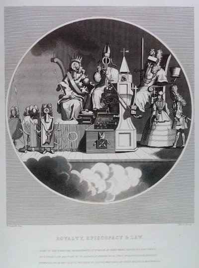 Koningschap, Episcopaat en Wet door William Hogarth