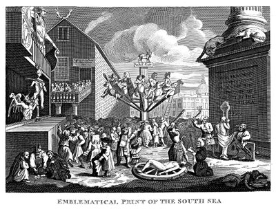 Zuidzeezeepbel, 1721 door William Hogarth