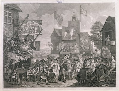 Southwark Fair door William Hogarth