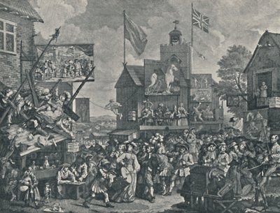 Southwark Fair, 1733 door William Hogarth