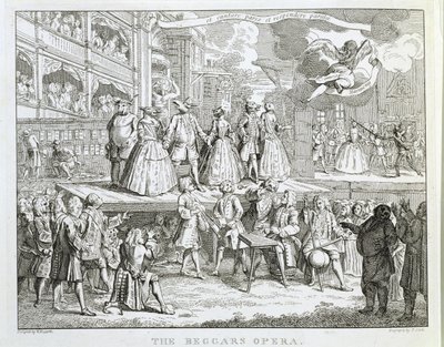 De bedelaarsopera, gegraveerd door Thomas Cook (1744-1818) door William Hogarth