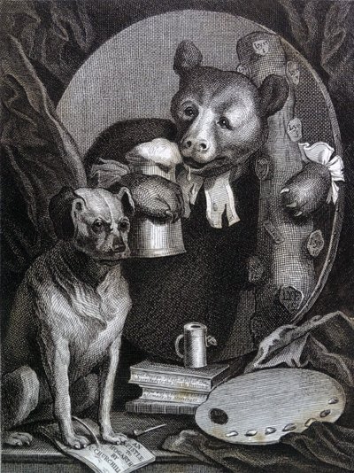 De vechtersbaas door William Hogarth