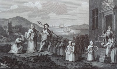 De vondelingen door William Hogarth