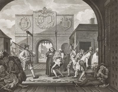 De Poort van Calais, of O de Roast Beef van Oud Engeland door William Hogarth