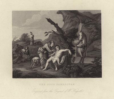 De Barmhartige Samaritaan door William Hogarth