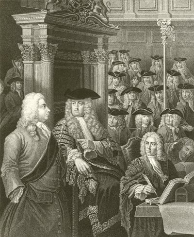 Het Lagerhuis door William Hogarth