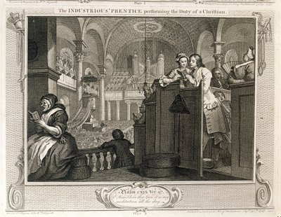 De IJverige Leerling die de Plichten van een Christen Vervult, plaat II van 