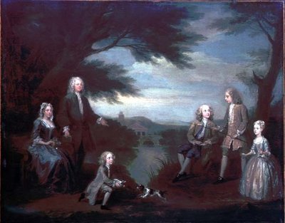 De familie Jeffreys door William Hogarth