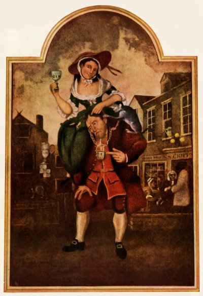 De Man met de Last van Ondeugd, 18e eeuw, 1943 door William Hogarth