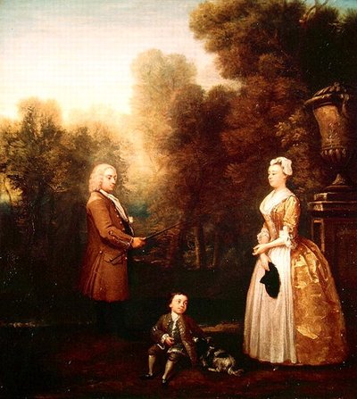 De familie Pascall door William Hogarth