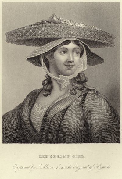 Het Garnaalmeisje door William Hogarth