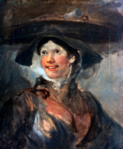 Het Garnalenmeisje, ca. 1745 door William Hogarth